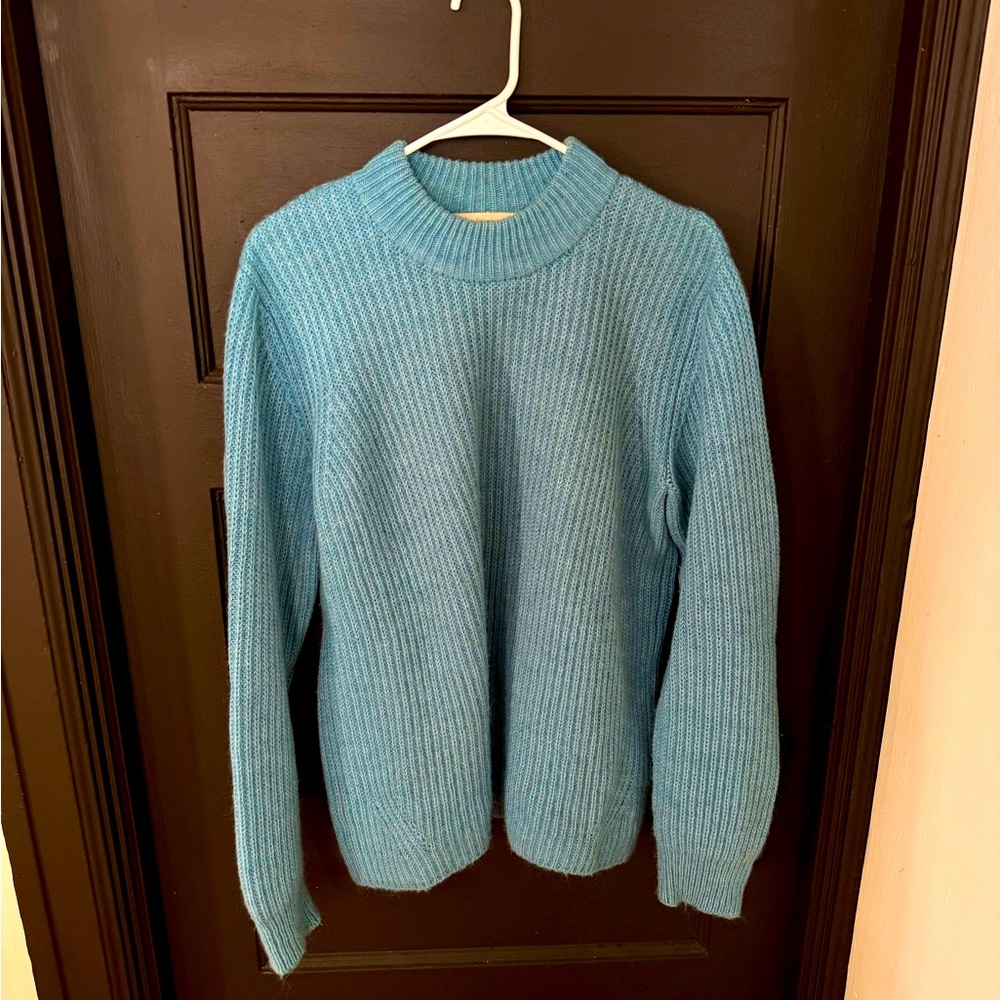 Vibrant Celeste blue sweater